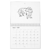 Süßer Dachshund Wursthund – 2027 Kalender (Mär 2027)