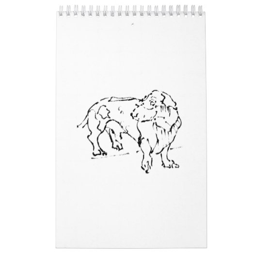 Süßer Dachshund Wursthund – 2027 Kalender (Titelbild)