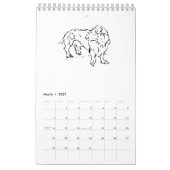 Süßer Dachshund Wursthund – 2027 Kalender (Mär 2027)