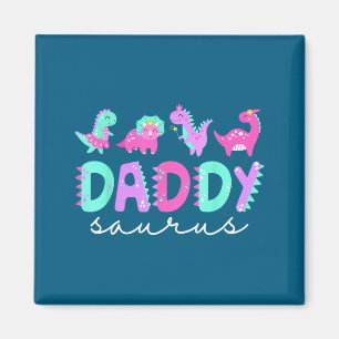 Süßer Daddy Saurus Vater Dinosaurier Geburtstag Ju Magnet