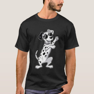Süßer Dalmatiner-Hundetanz Lustiger Dalmatiner für T-Shirt