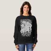 Süßer dalmatinischer Hund Welpe Sweatshirt (Vorne ganz)