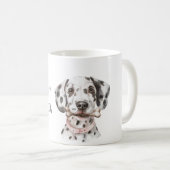 Süßer dalmatinischer Welpe Hund Kaffeetasse (VorderseiteRechts)