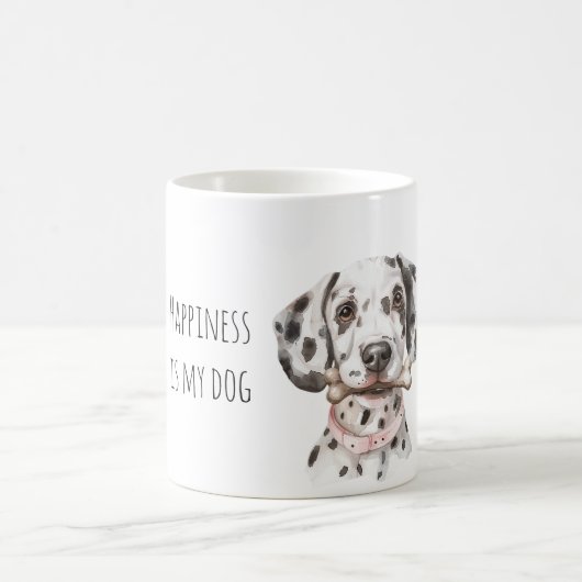 Süßer dalmatinischer Welpe Hund Kaffeetasse (Mittel)