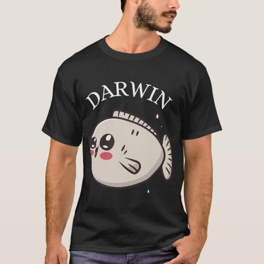 süßer Darwin-Fisch T-Shirt (Vorderseite)