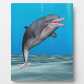 Süßer Delfin Fotoplatte (Vorderseite)