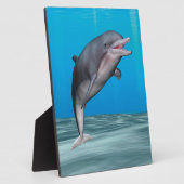 Süßer Delfin Fotoplatte (Seite)