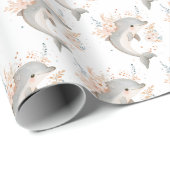 Süßer Delfin Geschenkpapier (Rolleneckpunkt)
