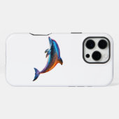 Süßer Delfin iPhone Hülle (Rückseite (Horizontal))