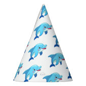 Süßer Delfin Meerestiere Geburtstag Partyhütchen (Links)