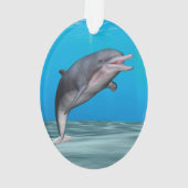 Süßer Delfin Ornament (Rückseite)
