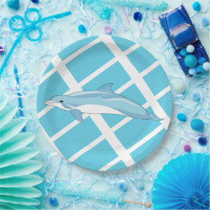 Süßer Delfin Ozean Geburtstag Pappteller