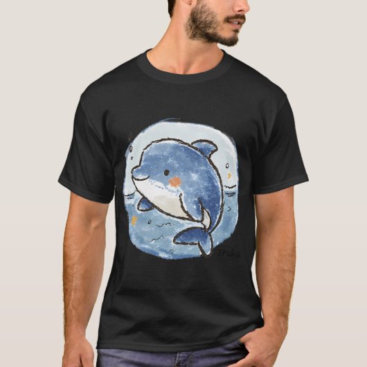 Süßer Delfin T-Shirt (Vorderseite)