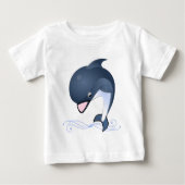 Süßer Delphin 2 Baby T-shirt (Vorderseite)