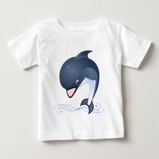 Süßer Delphin 2 Baby T-shirt (Vorderseite)
