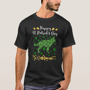 Süßer deutscher Schäferhund Shamrock Irish St Patr T-Shirt