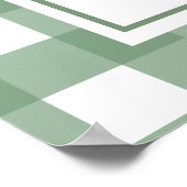 Süßer Dino 3. Geburtstagsfeier Poster (Ecke)