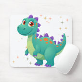 Süßer Dino im Weltraum Mousepad (Mit Mouse)