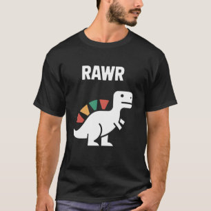 Süßer Dino Rawr Dinosaur Brüllend Lustiger Kinder  T-Shirt