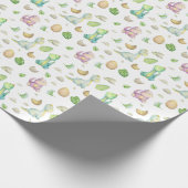Süßer Dinosaurier Geschenkpapier (Ecke)