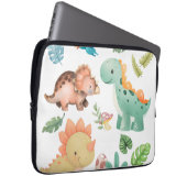Süßer Dinosaurier Laptopschutzhülle (Vorne Rechts)