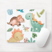 Süßer Dinosaurier  Mousepad (Mit Mouse)