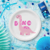 Süßer Dinosaurier 🦕  Pappteller (Party)