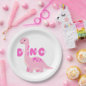 Süßer Dinosaurier 🦕  Pappteller (Party)