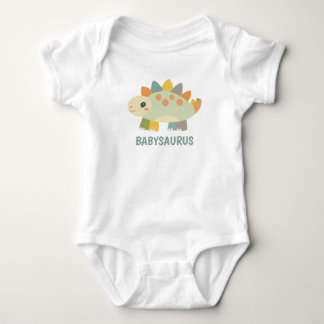 Süßer Dinosaurier personalisierter Baby-Body Baby Strampler