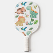 Süßer Dinosaurier Pickleball Schläger (Vorderseite)