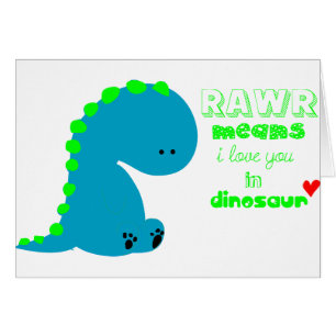 Süßer Dinosaurier RAWR