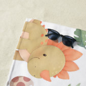 Süßer Dinosaurier Strandtuch (Beispiel)