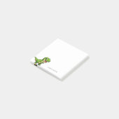 Süßer Dinosaurier Trendiges Benutzerdefiniert Post-it Klebezettel (angewinkelt)