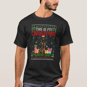 Süßer Dobermann Das ist mein Weihnachts-Schlafanzu T-Shirt