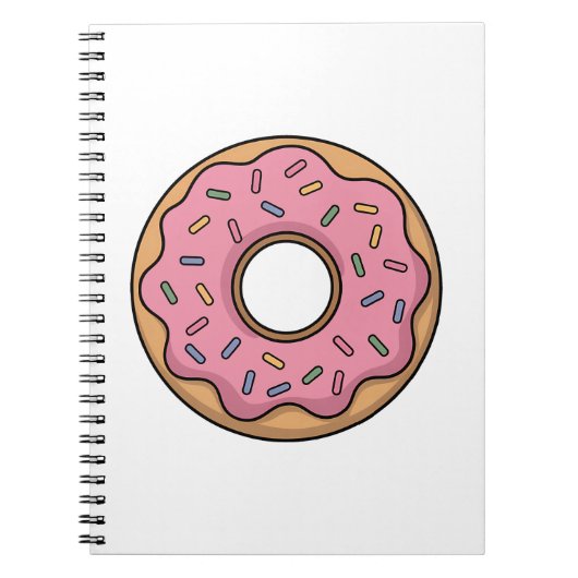 Süßer Donut | Kinder Notizblock (Vorderseite)