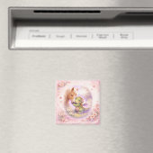 Süßer Drache & Pferdefreundschaftsmagnet Magnet (In Situ (Geschirrspüler))