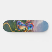 Süßer Drache Skateboard (Horizontal)