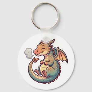 Süßer Drache-Tierkreis Schlüsselanhänger