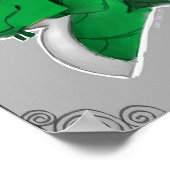 Süßer Drachenposter Poster (Ecke)