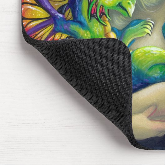 "Süßer Dragonling IV" Mousepad (Ecke)