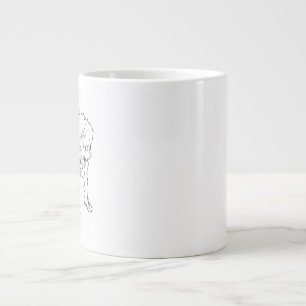 Süßer drahthaariger Dackel-Welpe-Hund-Kaffee Jumbo-Tasse