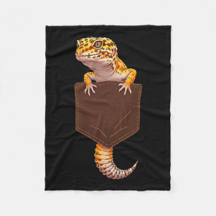 Süßer Eidechsen-Reptil-Leopard-Gecko-Cket Lustige Fleecedecke