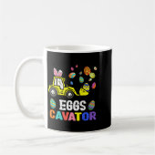 Süßer Eierbagger Frohe Ostern Bagger Suche Kaffeetasse (Links)