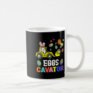 Süßer Eierbagger Frohe Ostern Bagger Suche Kaffeetasse