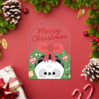 Süßer einfacher lustiger Frohe Weihnachten