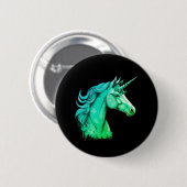 Süßer Einhorn-Knopf - Ein wunderliches Geschenk Button (Vorne & Hinten)