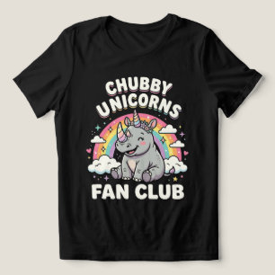 Süßer Einhörner Fanclub Magischer Regenbogen Einho Tri-Blend Shirt