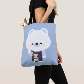 Süßer Eisbär-Barista Tasche (Von Nahem)