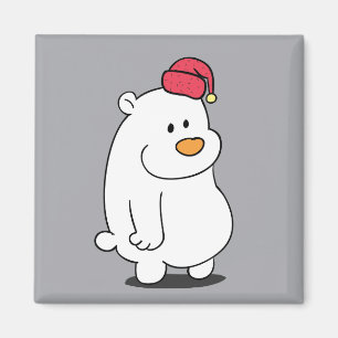 Süßer Eisbär Cartoon Magnet