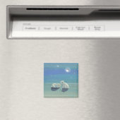 Süßer Eisbär Magnet (In Situ (Geschirrspüler))